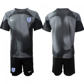 Camisetas Inglaterra Portero Copa Mundial 2022 Negra - Niño (+ Pantalones)